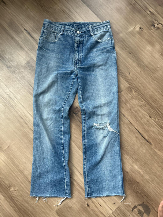 Jordache Vintage Distressed Jeans - Size 34