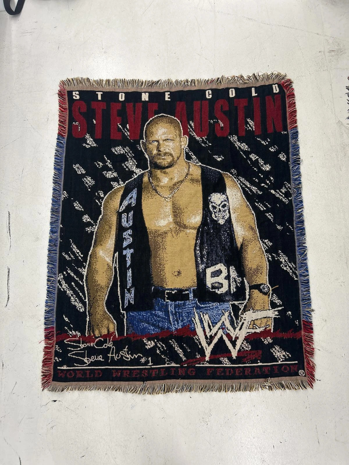 Wwf Stone Cold Steve Austin Blanket – Ultimate Collectible