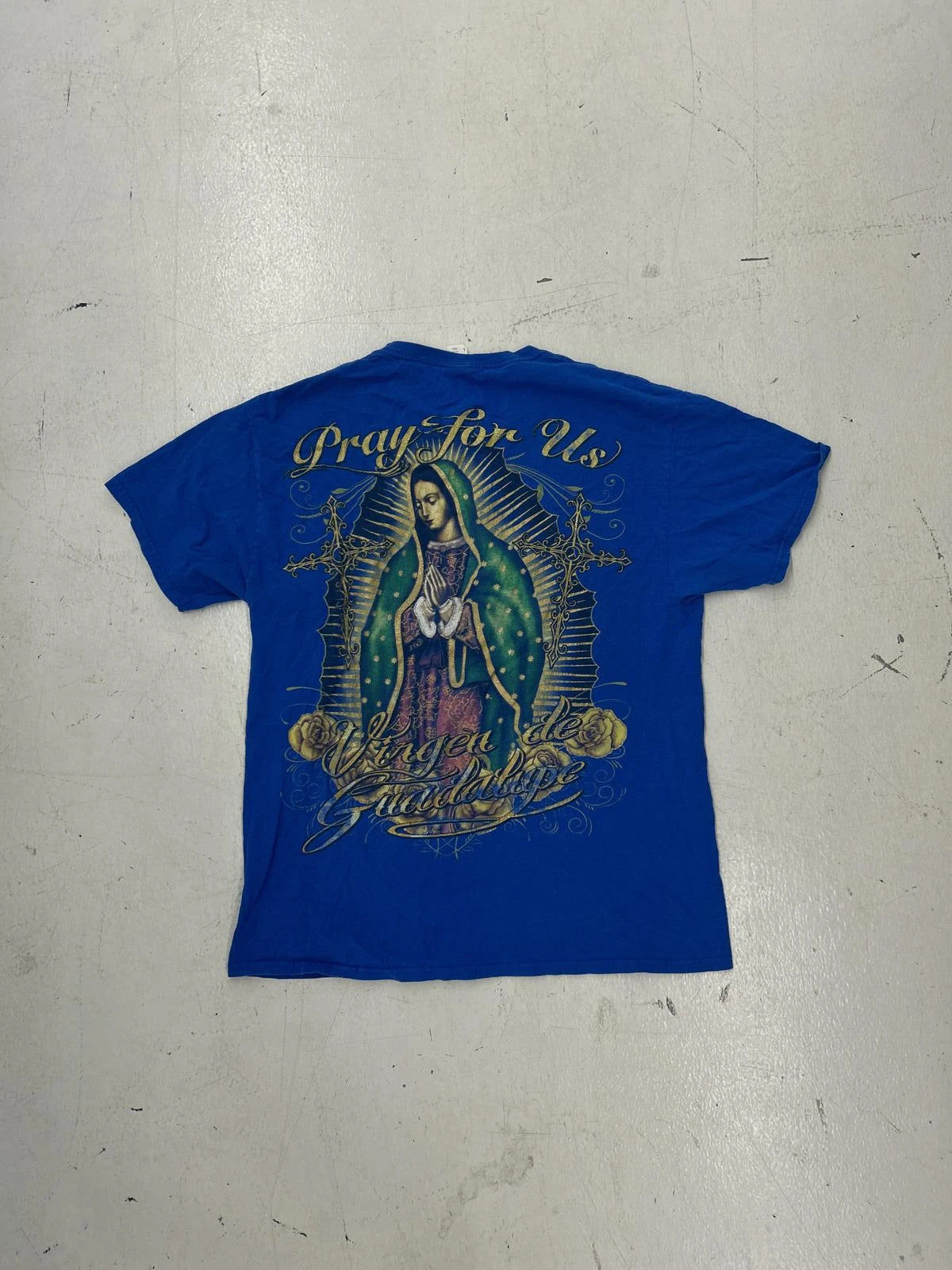 Vintage Virgen De Guadalupe Graphic T-Shirt