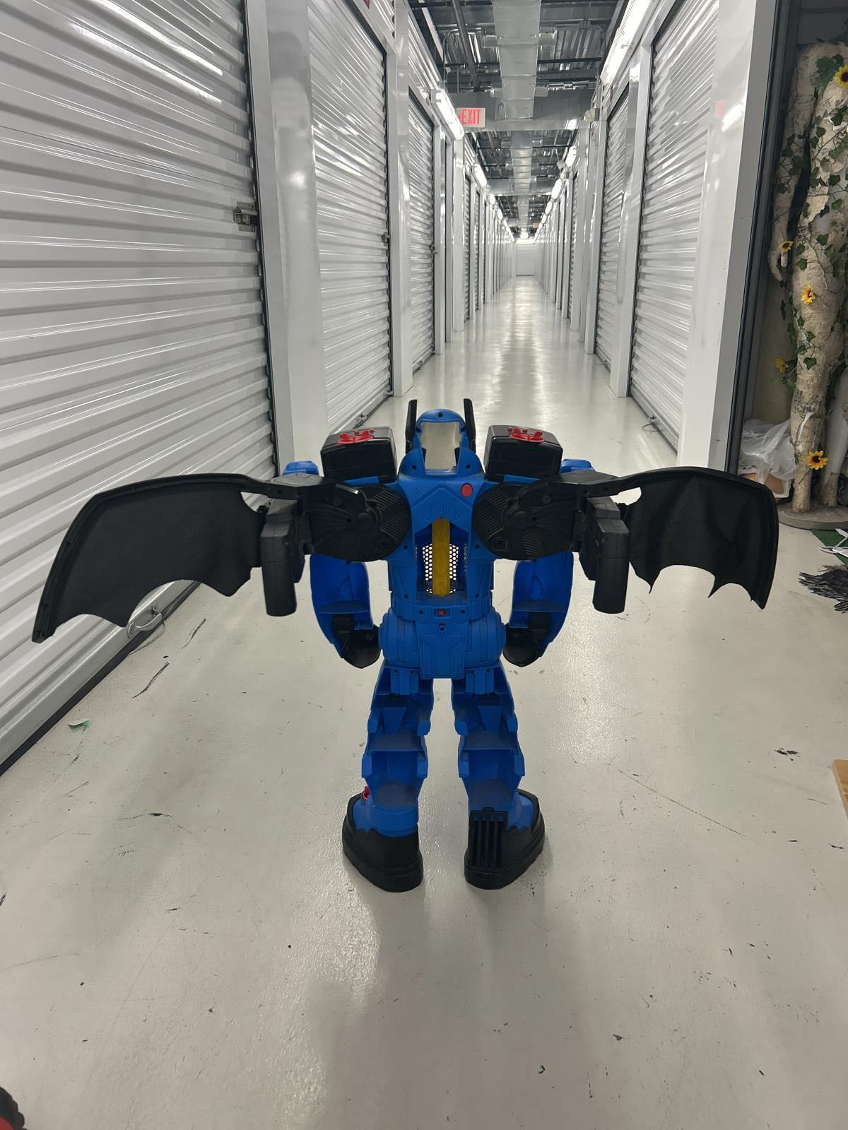 Large Batman Action Figure with Wings - Blue Hero Toy