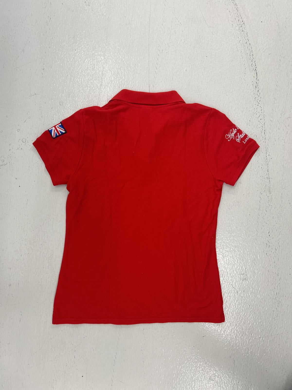 Vibrant Red Polo London Stables Shirt - Size M