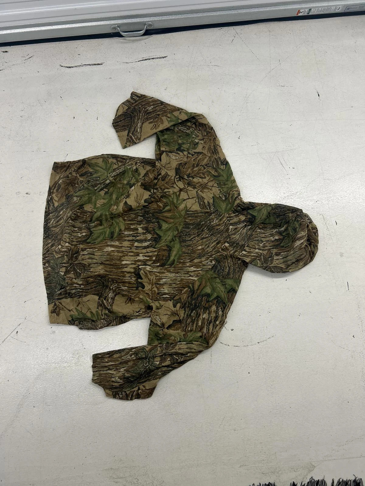 Men'S Camo Lightweight Hunting Jacket W Face Shield