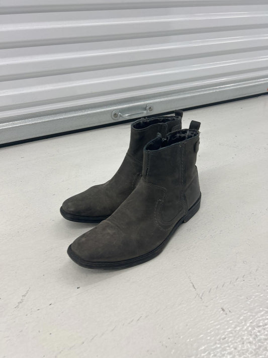 Steve Madden Biker Men's Suede Ankle Boots