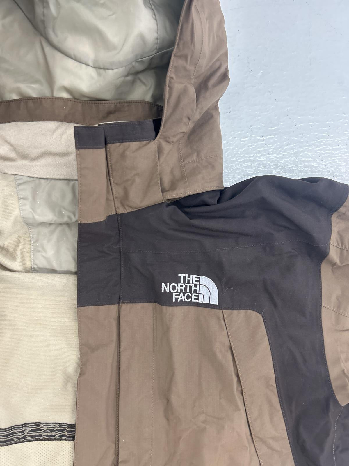 The North Face Men's Waterproof Jacket - Brown Color Block