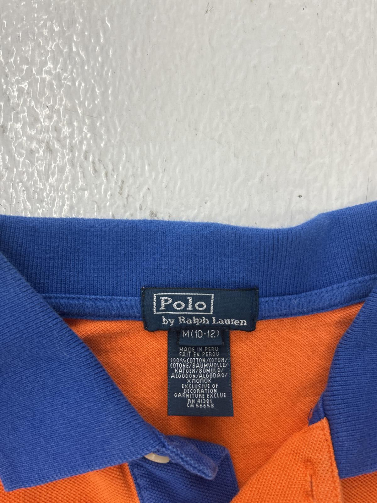 Polo Ralph Lauren Orange Kids Polo Shirt - Size M (10-12)