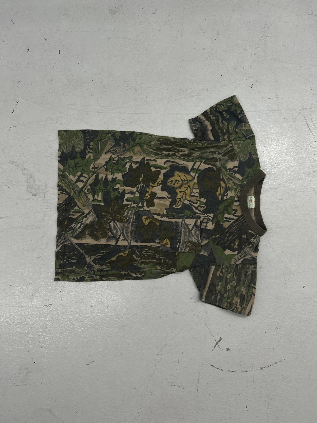 Camo Pattern Short Sleeve Frocket T-Shirt