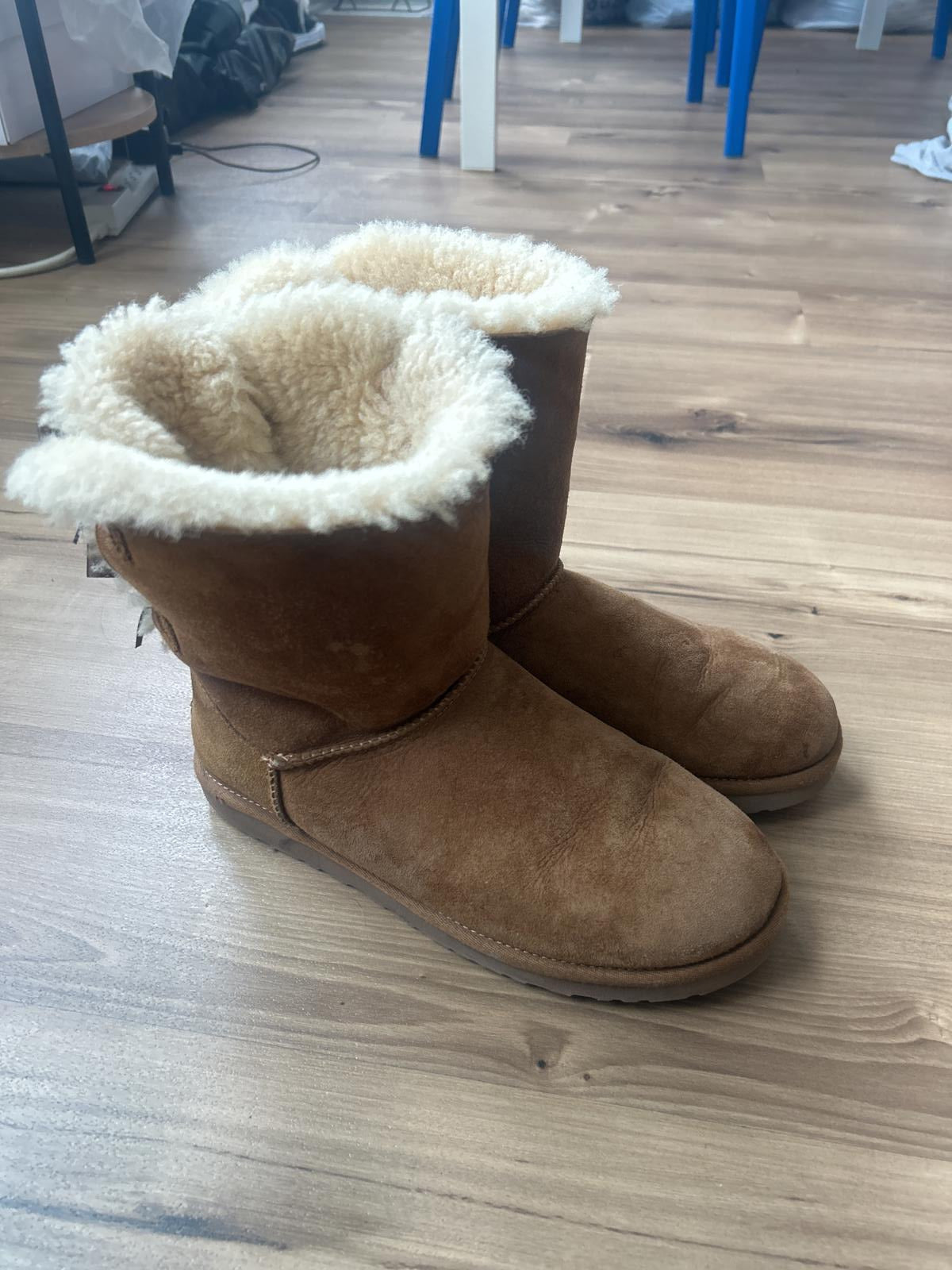 UGG Australia Classic Tall Boots with Ribbons - Size 9