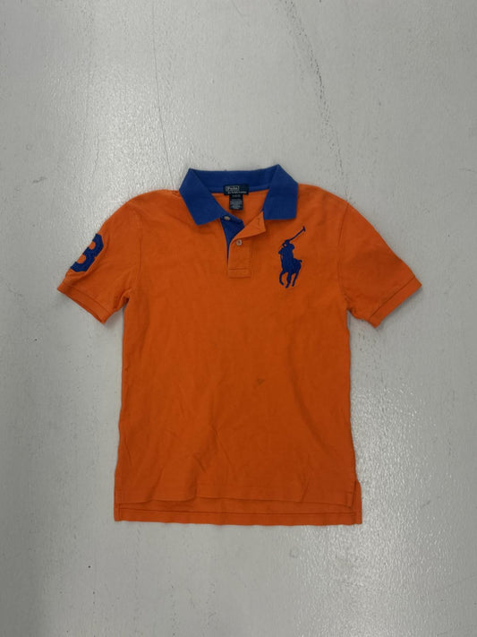 Polo Ralph Lauren Orange Kids Polo Shirt - Size M (10-12)