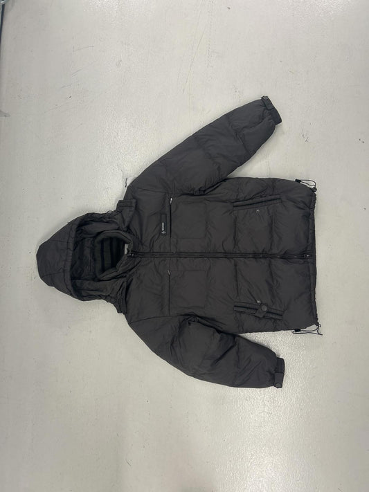 Jap Free Stylish Black Puffer Jacket with Hood