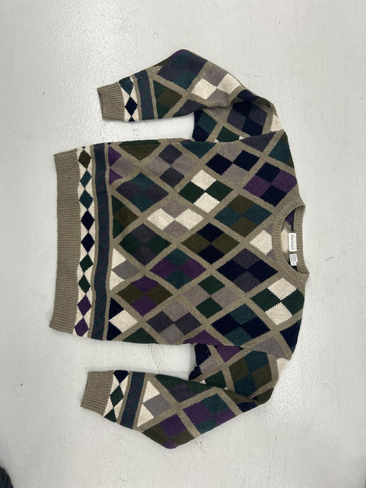 Bachrach Men's Argyle Sweater - Size L - Stylish Knitwear