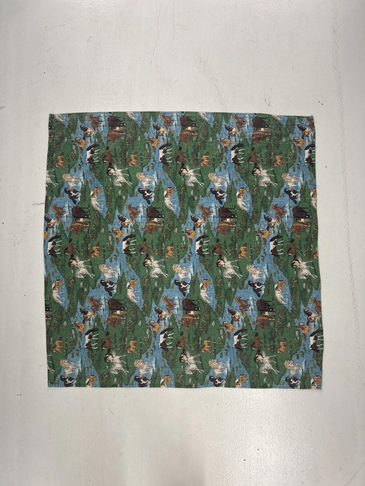 Wildlife Quilted Fabric Throw Blanket