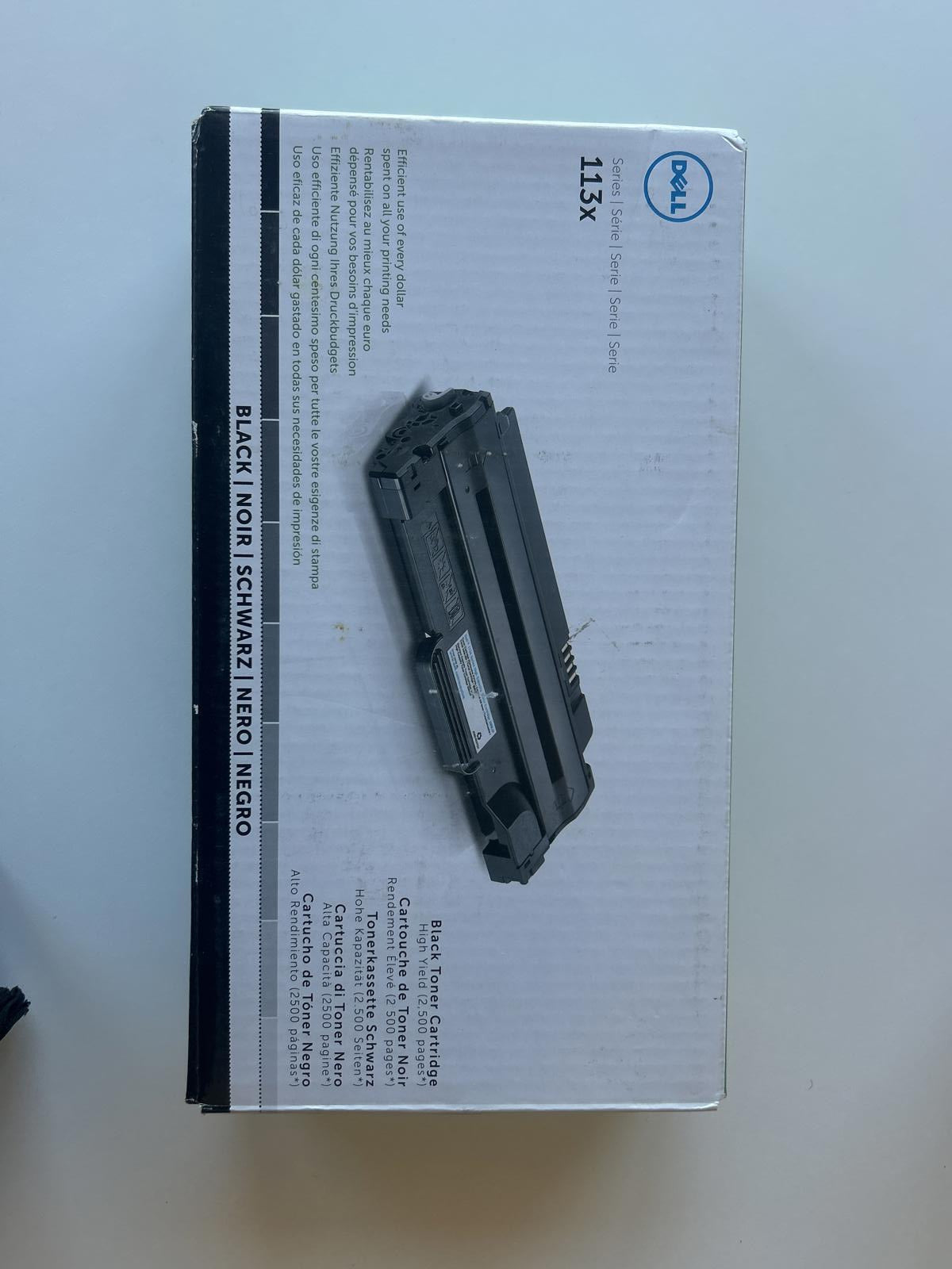 Dell 113X Black Toner Cartridge - High Quality Printing