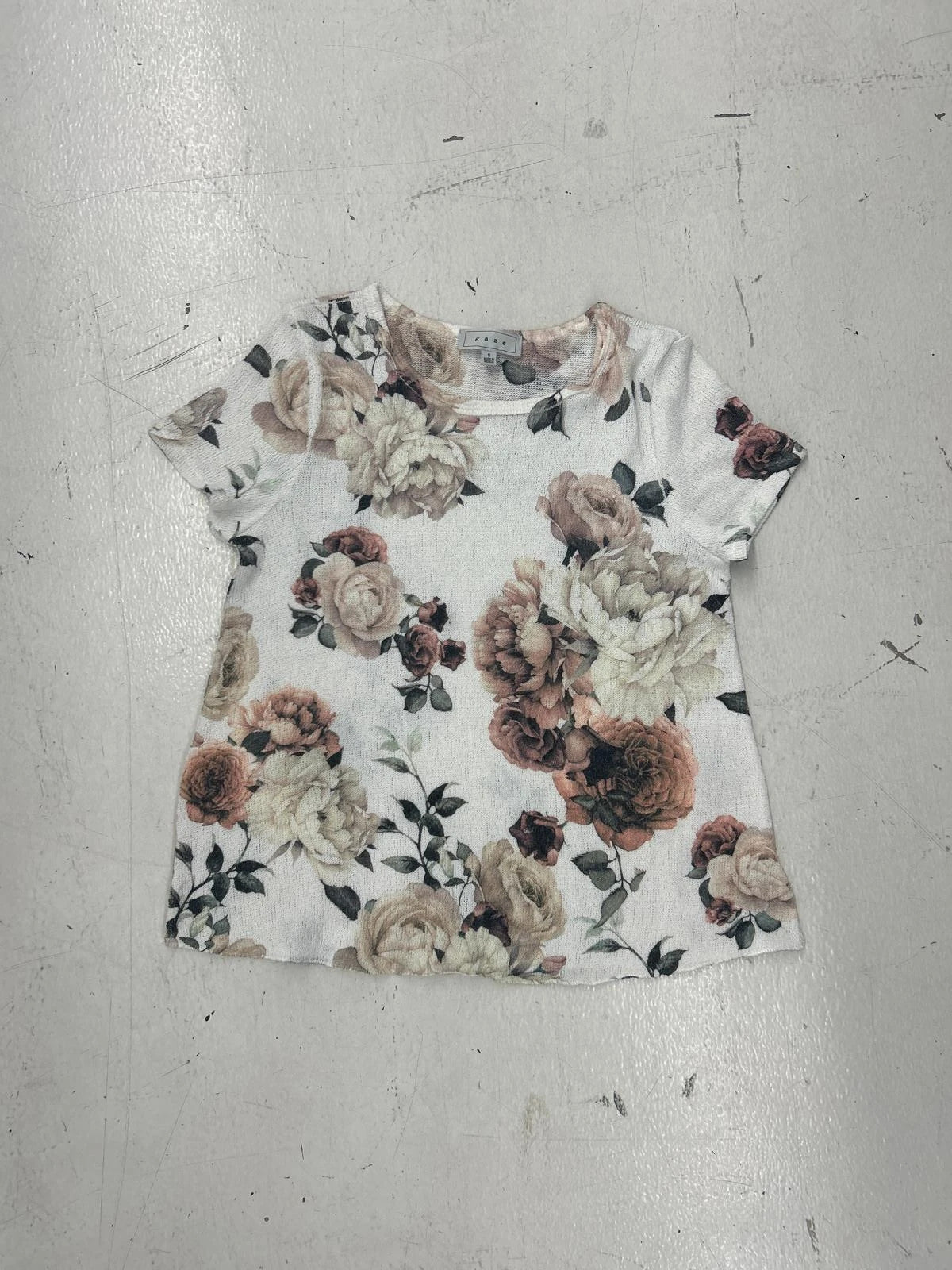 Cute Floral Print Woven Shirt For Women