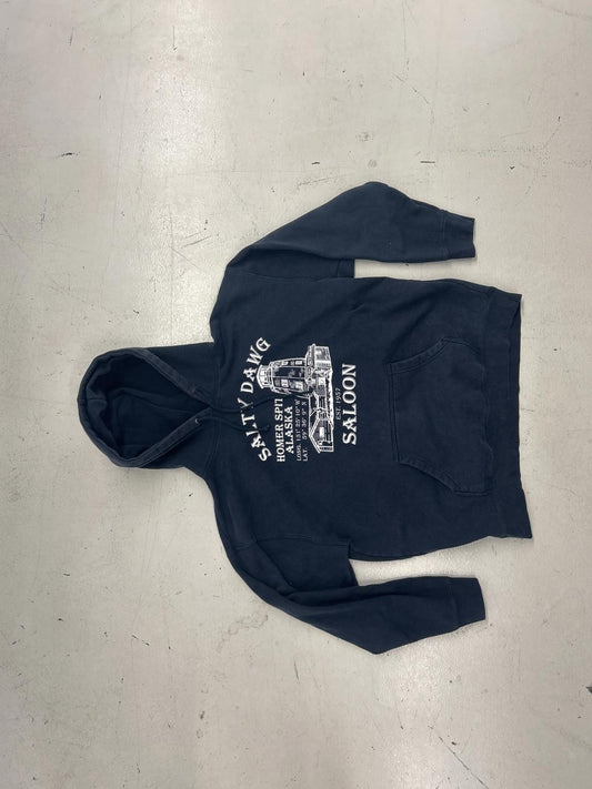 Vintage Salty Dawg Alaska Saloon Hoodie - XL