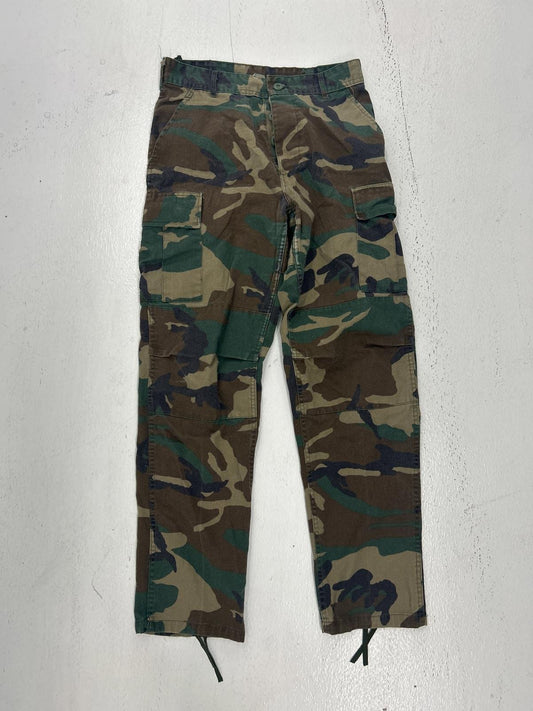 Adjustable Camo Cargo Pants -  Mili Style Trousers