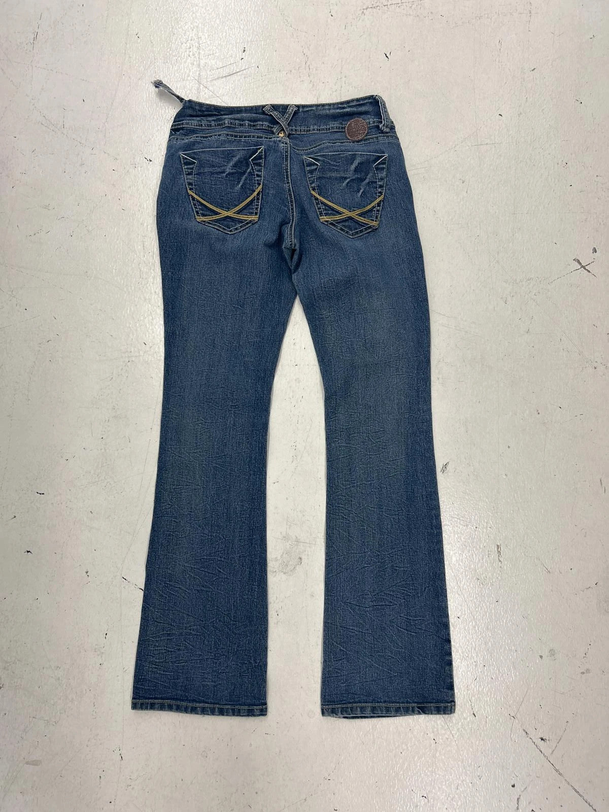 Xoxo Women'S Bootcut Jeans With Unique Back Pockets