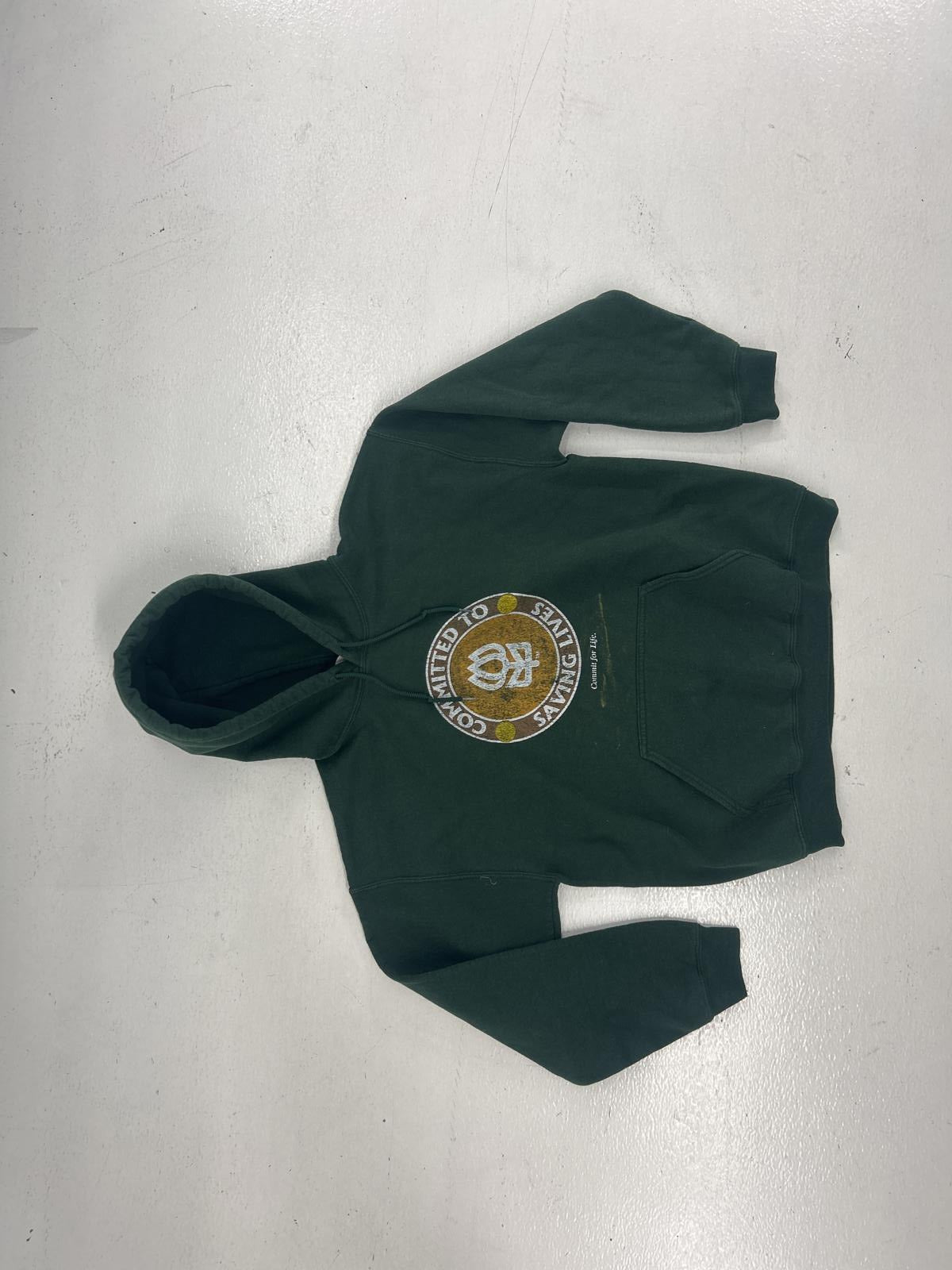 Cozy Green Zip-Up Hoodie - Committed To Quality