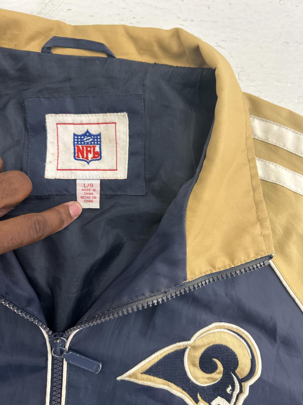 Vintage NFL St. Louis Rams Track Jacket - Size L