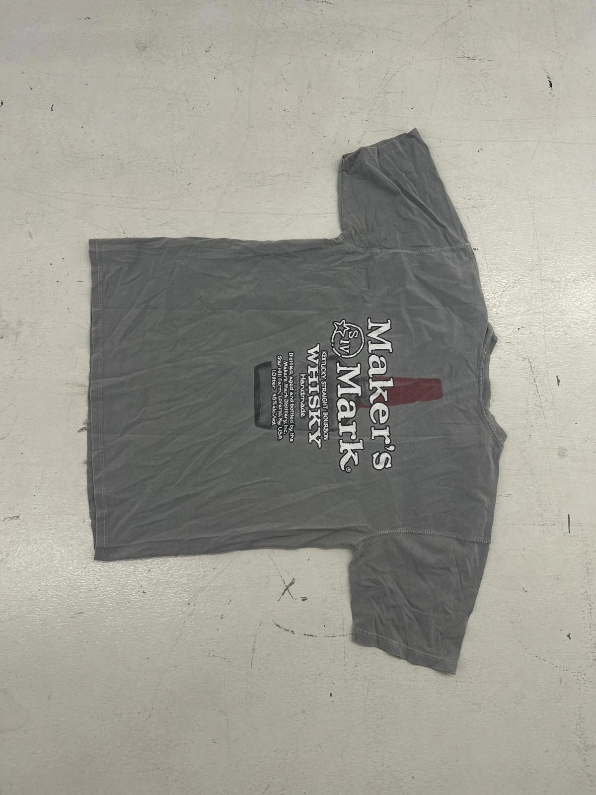 Vintage Maker's Mark Whiskey T-Shirt - Gray