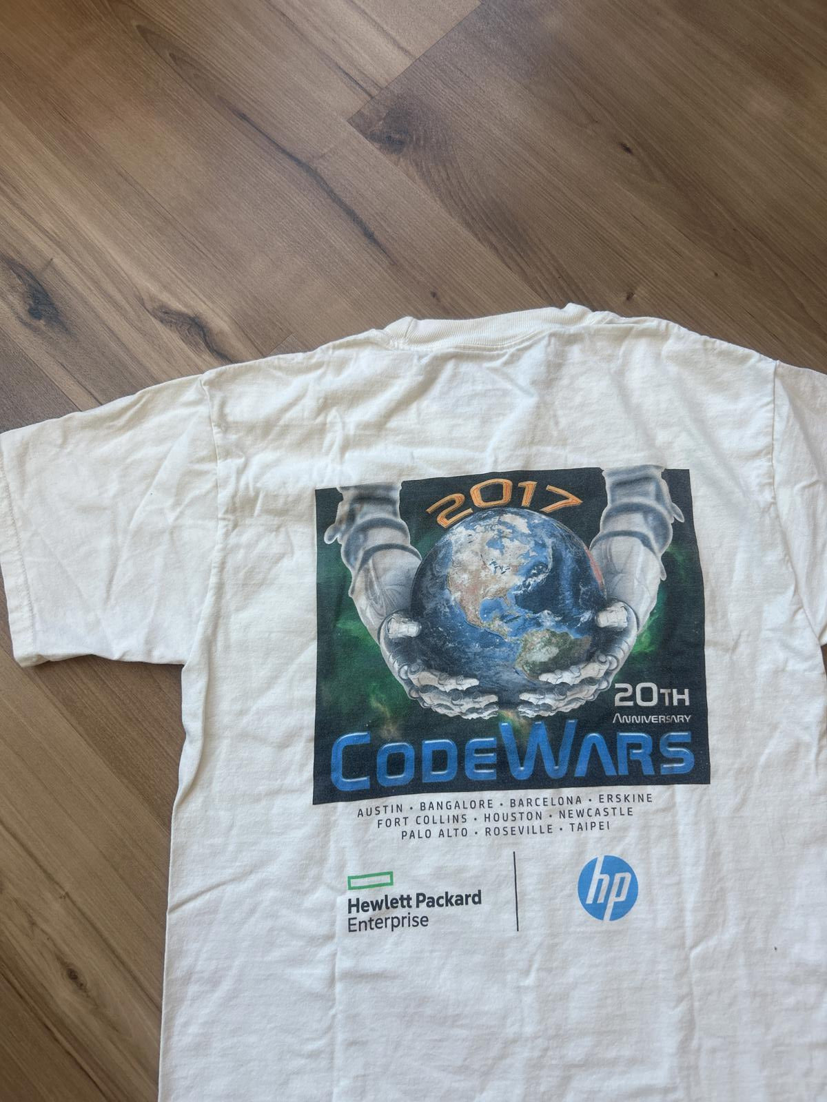 Hanes HP CodeWars 2017 20 Years Commemorative T-Shirt