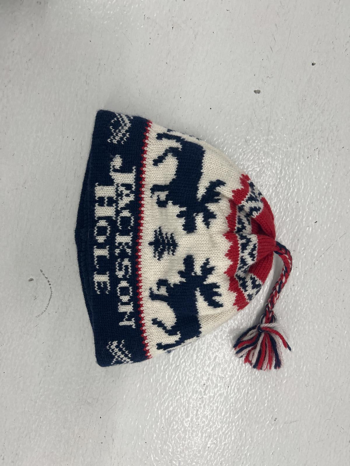 Vintage Jackson Hole Knit Beanie Hat