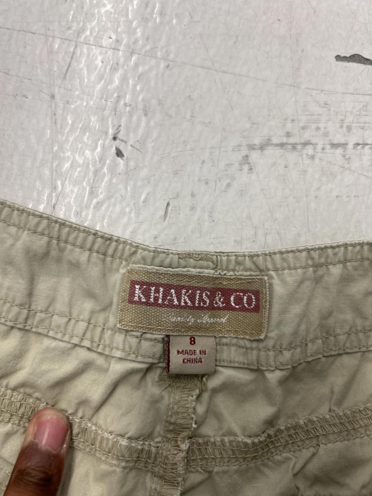 Khakis & Co Women's Cargo Pants - Size 8, Casual & Comfy