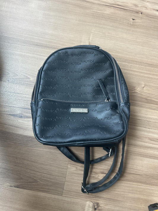 Stylish Mini Cutesy Nautica Black Backpack