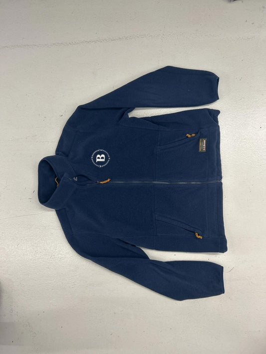 L.L.Bean Navy Fleece Jacket with Logo