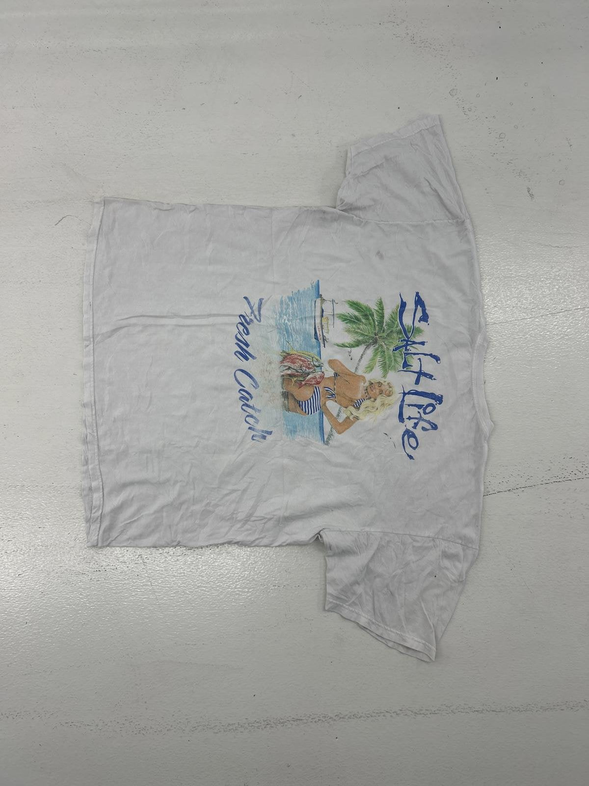 Salt Life Fresh Catch Graphic Tee - Vintage Beachwear