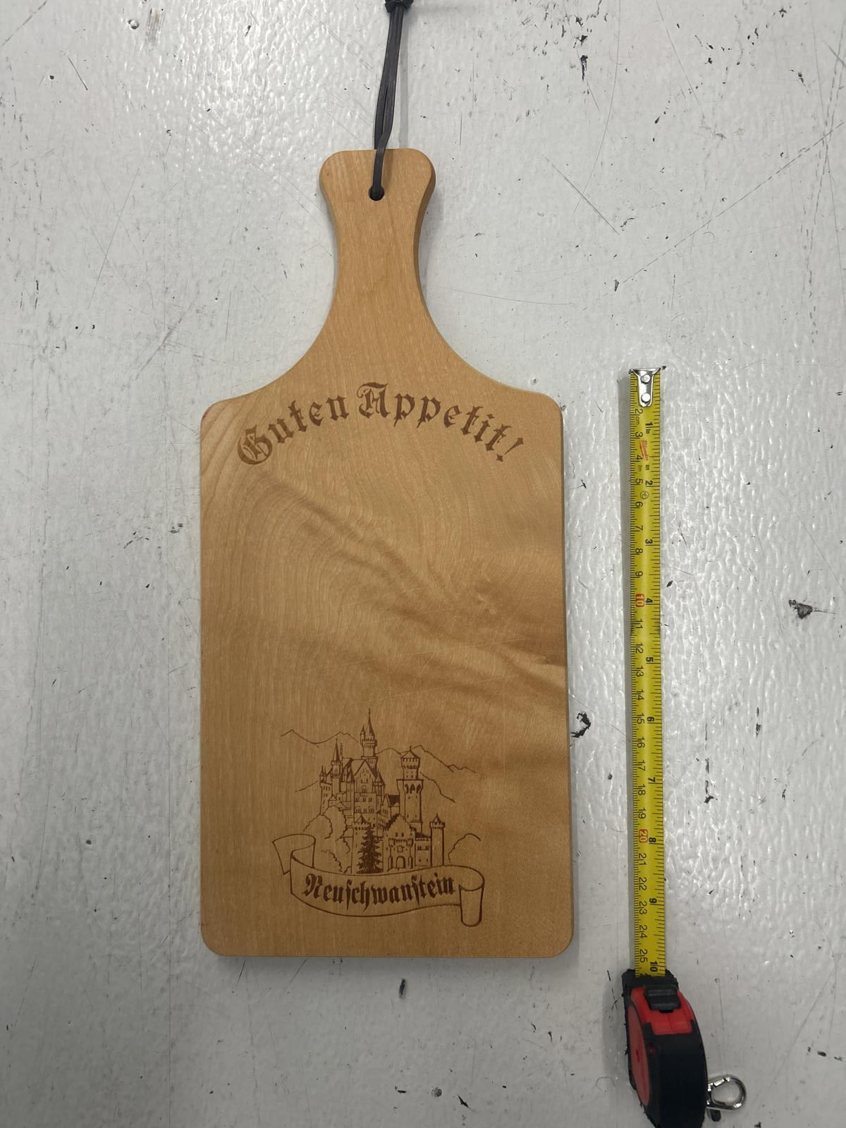 Vintage Wooden Serving Board - Guten Appetit!