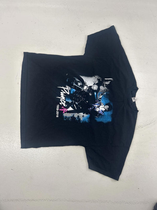 Prince Artist Unique Black Graphic Tee - 2XL