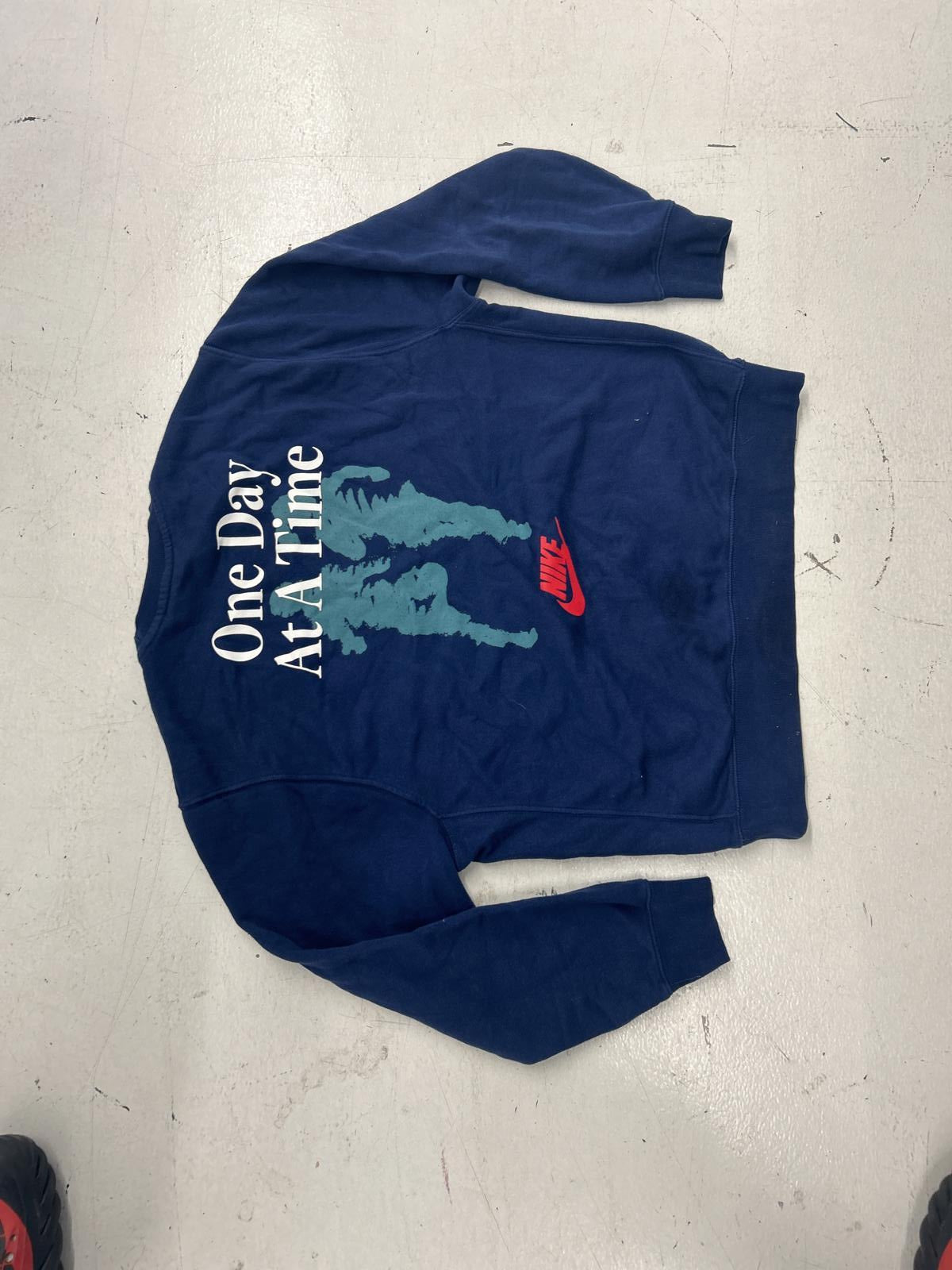 Nike 'One Day At A Time' Crew Neck Sweatshirt