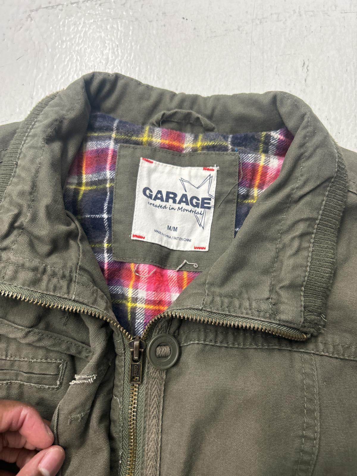 Garage Stylish Olive Green Casual Jacket for Everyday Wear