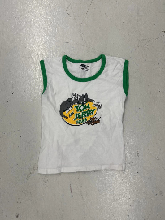 Vintage Tom And Jerry Graphic Tank Youth