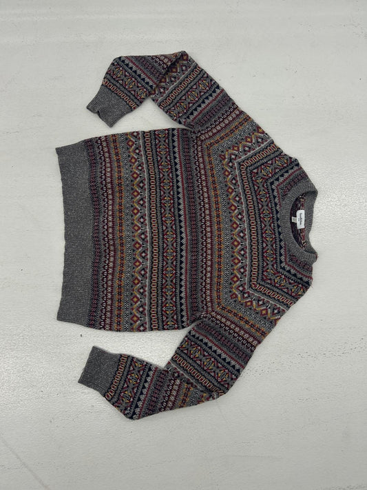 Cozy Multicolored Knit Sweater - Perfect for Fall & Winter