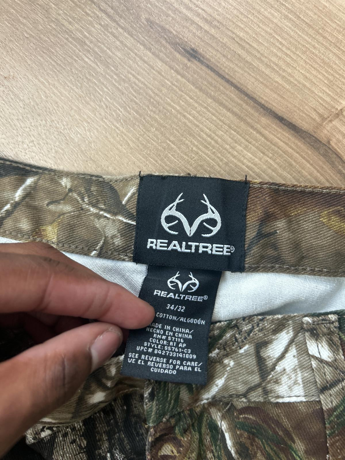 Realtree Camouflage Hunting Pants - Size 34/32