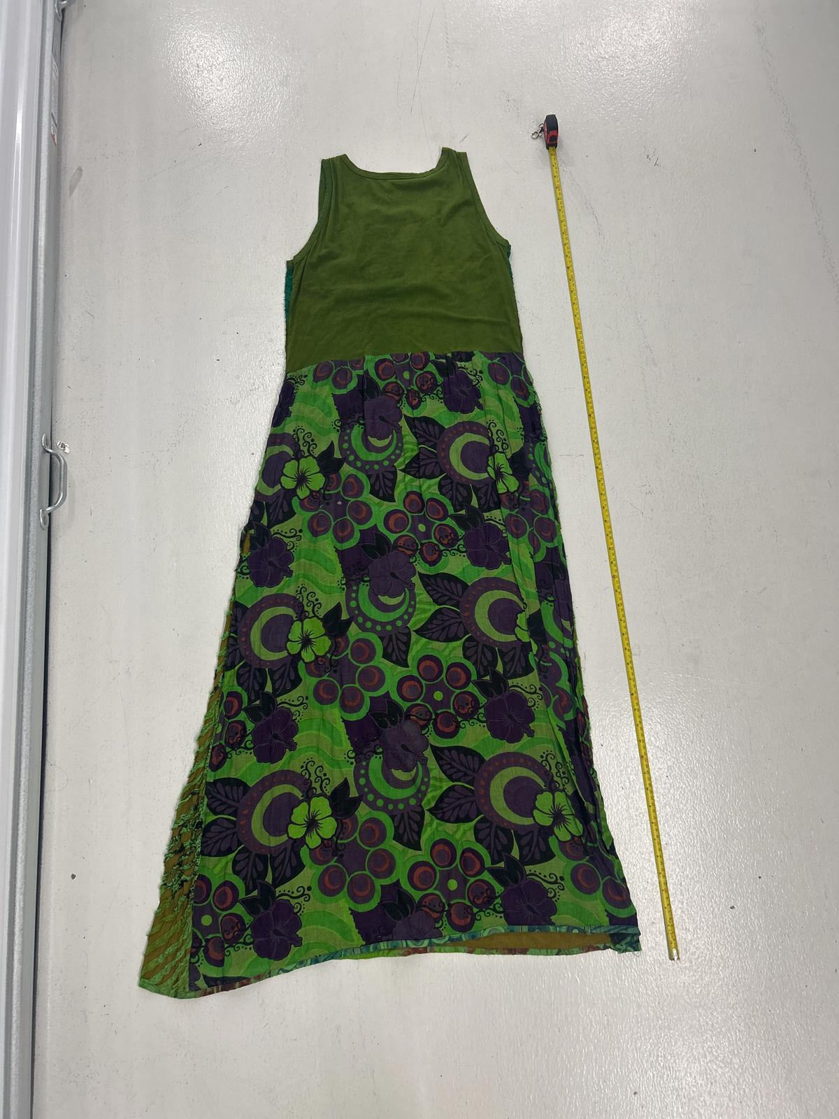 Bohemian Green Maxi Dress - L/XL