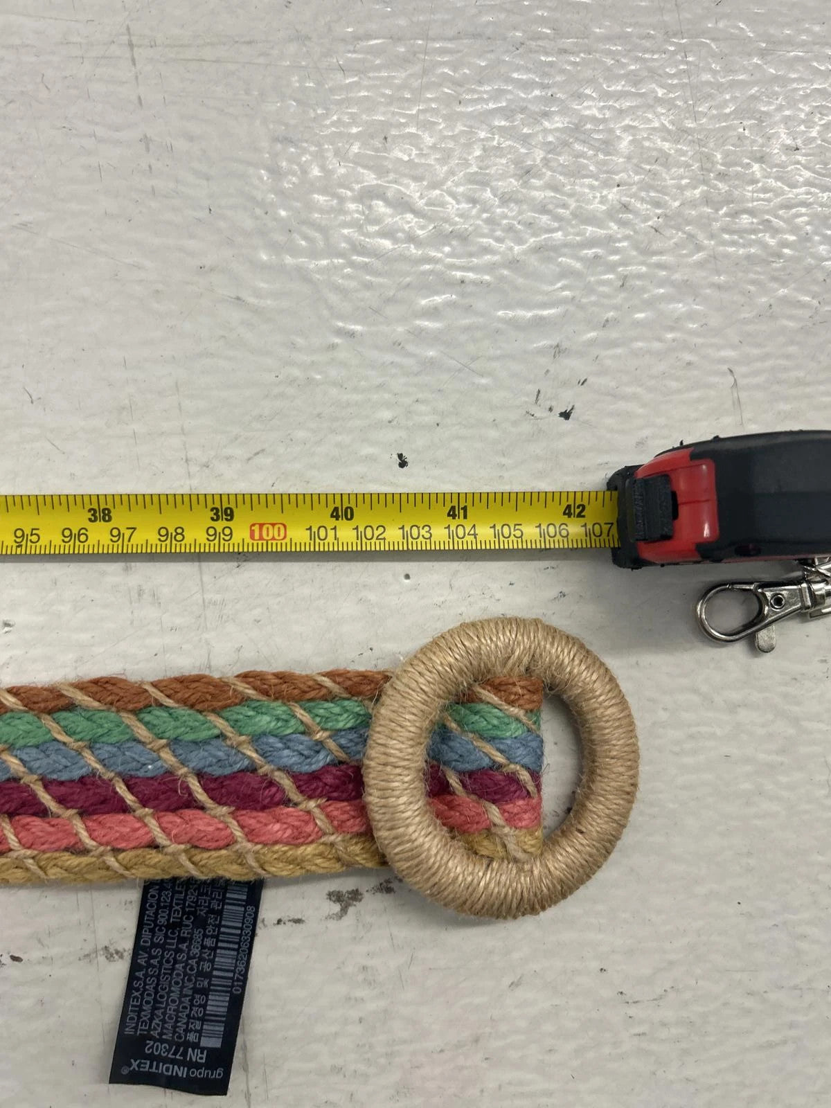 Colorful Woven Strap With Loop