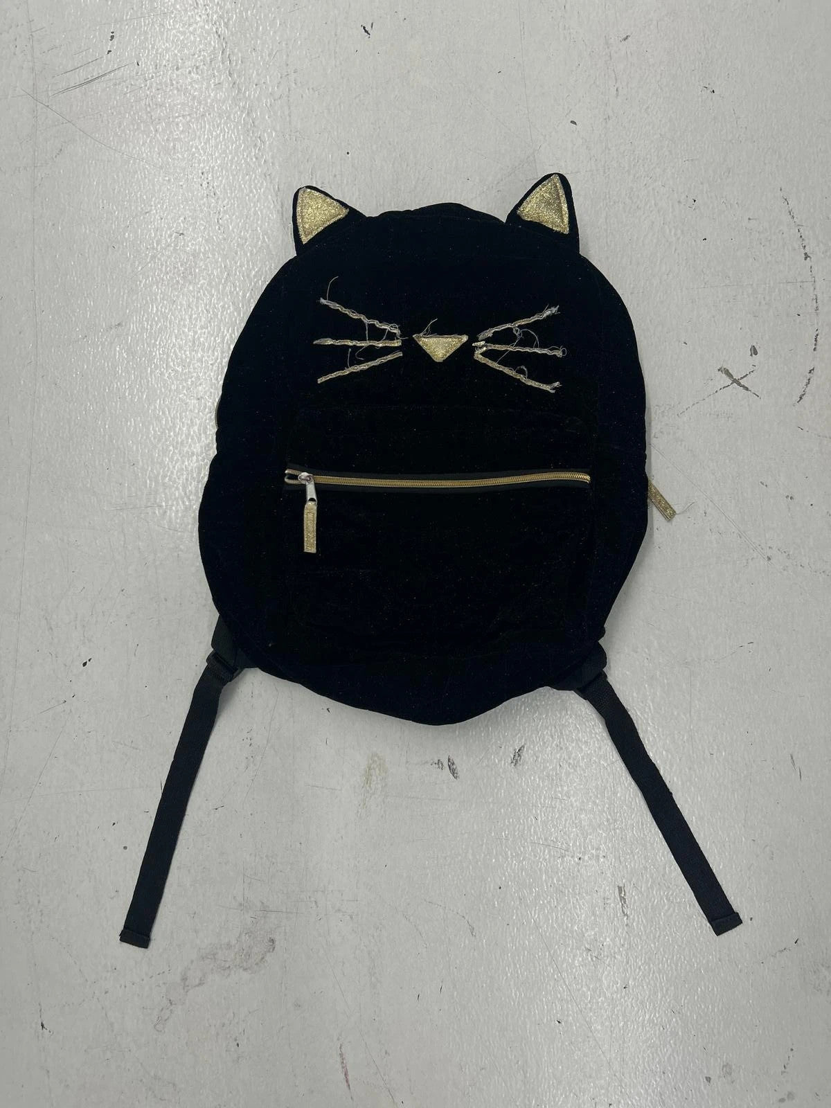 Adorable Black Cat Plush Backpack With Cute Features