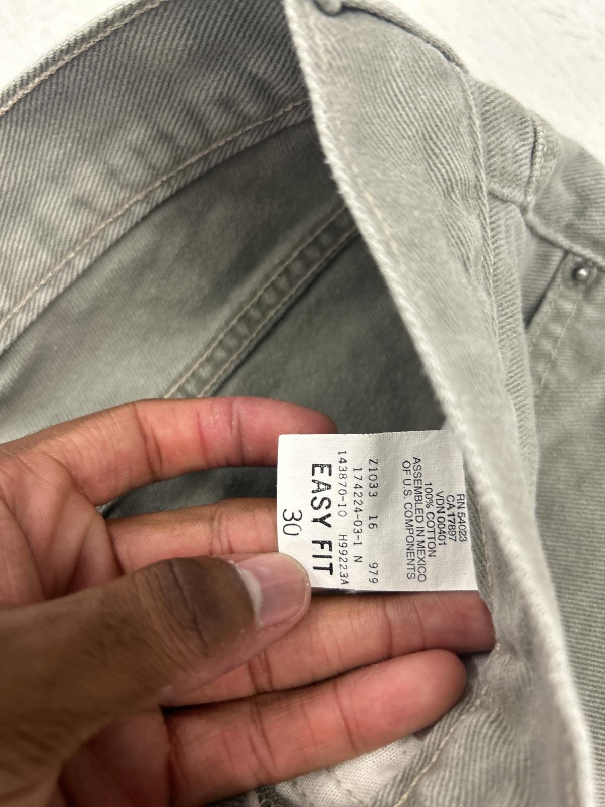 Men's GAP Classic Gray Denim Shorts