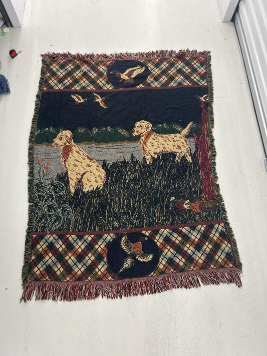 Hunting Dogs Decorative Throw Blanket