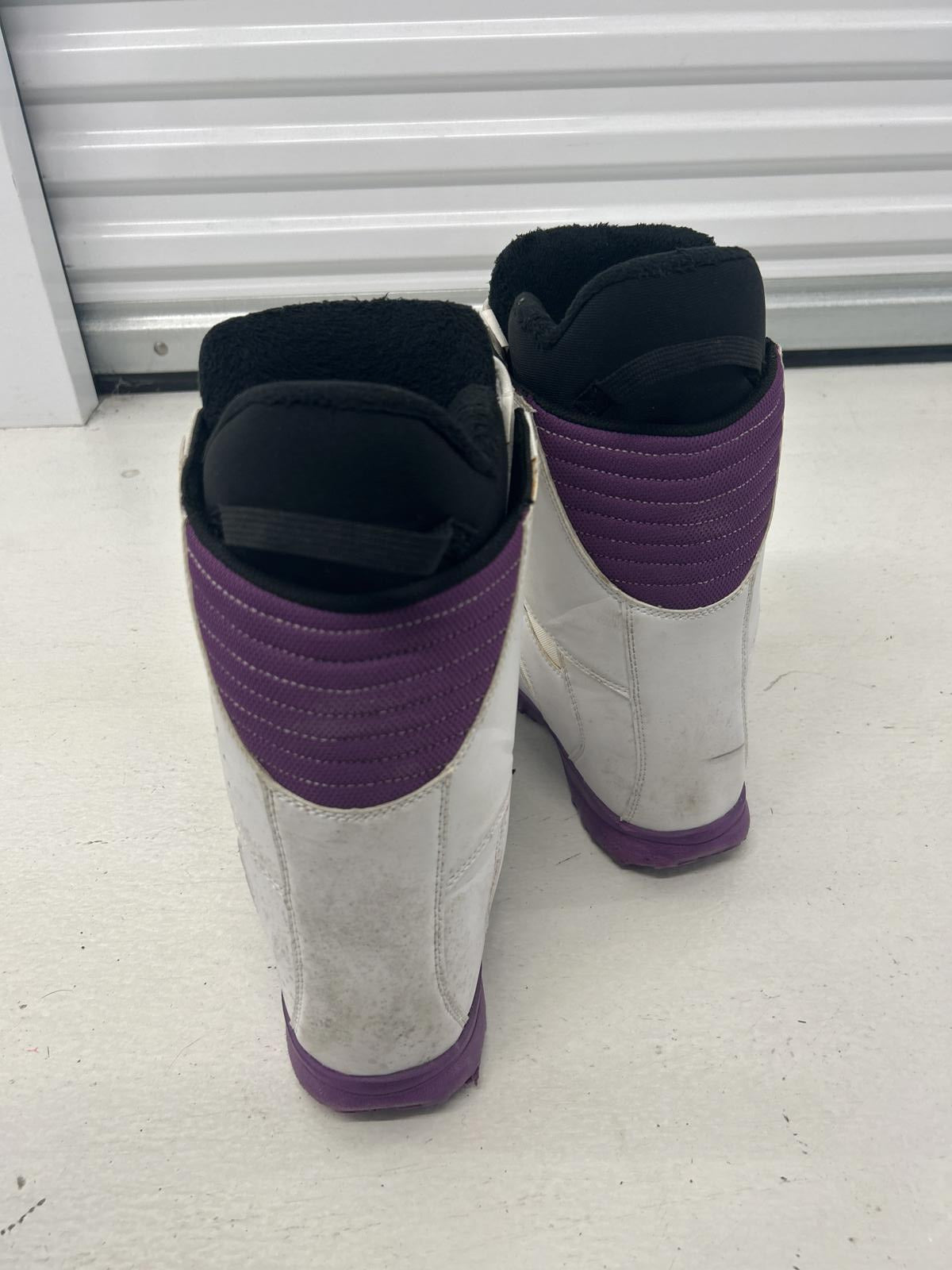 DC Snowboard Boots - White & Purple - Women's Size