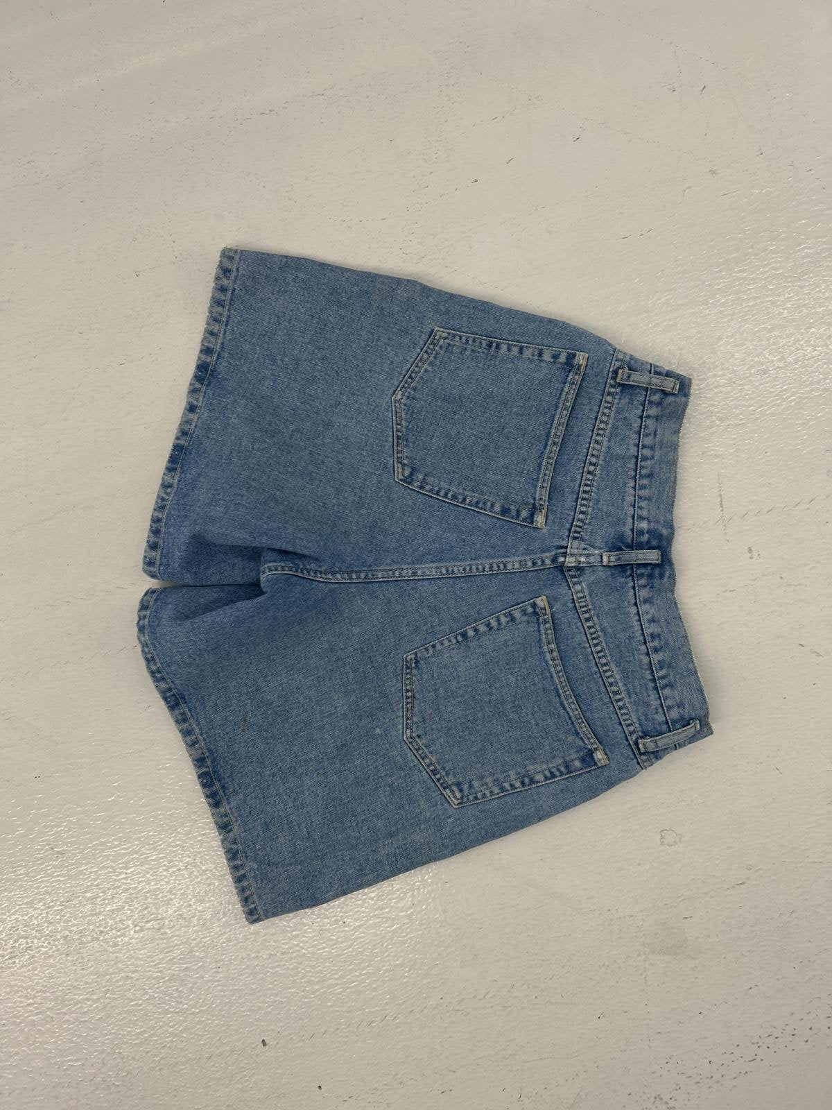 Vintage High-Waisted Denim Cutoff Shorts