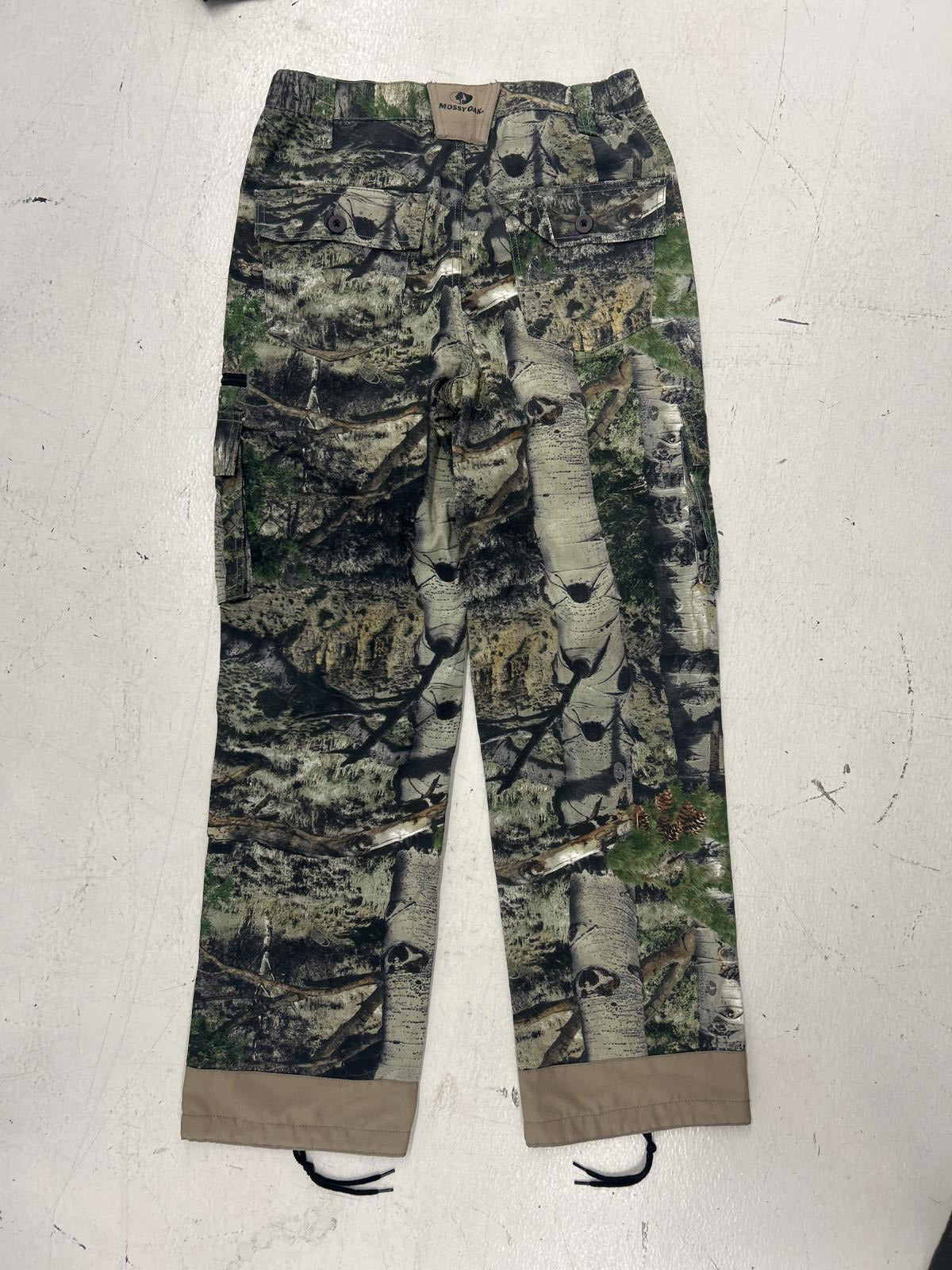 Mossy Oak Camouflage Cargo Pants - Size S (28-30)