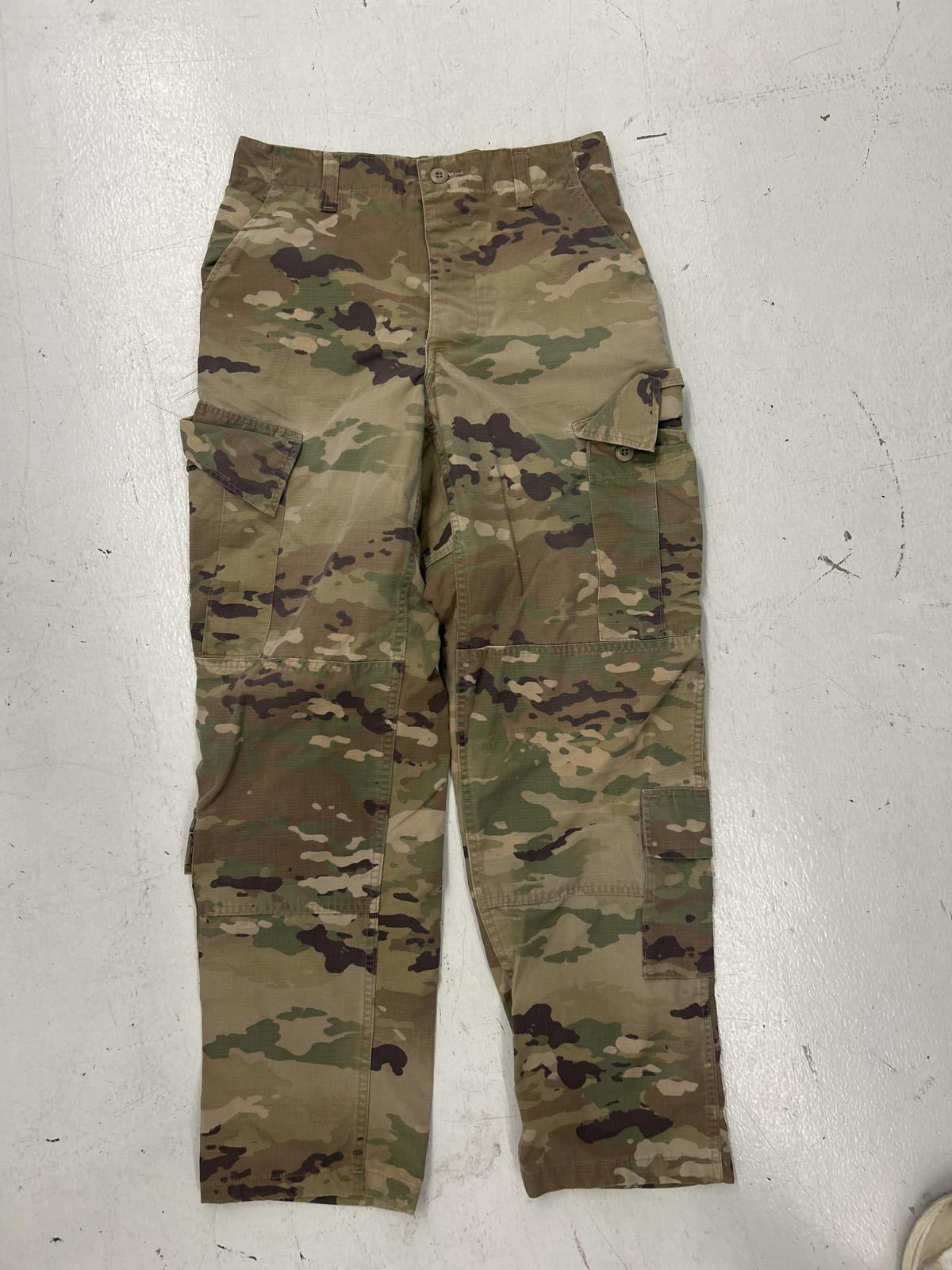 Military Camo Cargo Pants -Light Tan Small Regular