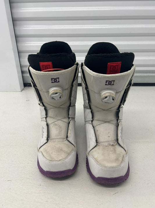 DC Snowboard Boots - White & Purple - Women's Size